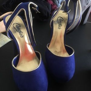 Candies royal blue Heels